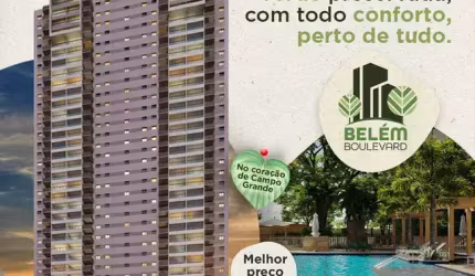 Belém Boulevard | Super Lançamento na Estrada de Belém |3 Quartos 1 Suíte | 73m² | LazeR