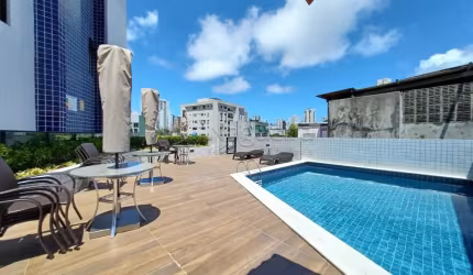 Apartamento de 56,00m² com 2 quartos 1 suite com excelente localização no bairro de Boa Viagem.
