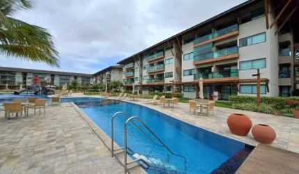 Vendo lindo Flat 2 quartos no Polinesia Beach Resort em Muro Alto