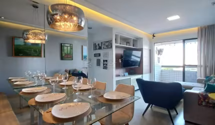 Excelente apartamento localizado na Tamarineira, com 70m² de área útil,  2 quartos sendo 2 suítes, próximo a Ferreira Costa da Tamarineira