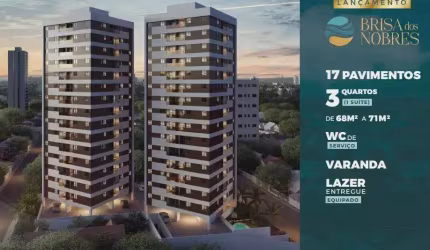 Brisa dos Nobres | Entrega Ago/2026 | Cordeiro | 71m² | 3 Quartos (2 suítes) | Lazer
