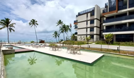 Excelente ECO RESORT à Beira-Mar de Muro Alto 62 m2 - 2 quartos - 1 suíte