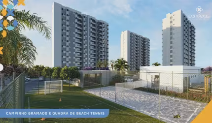 Candeias Candeias Life Club Apartamento 2 ou 3 quartos sendo 1 suíte, Varanda, 1 vaga