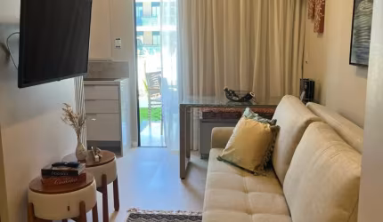 Flat com 1 quarto à venda na Avenida Portuaria, 7, Praia de Muro Alto, Ipojuca, 28 m2 por R$ 530.000