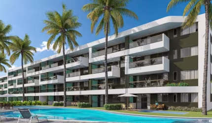 Apartamento com 2 quartos à venda na Avenida José Bezerra, 6, Praia Dos Carneiros, Tamandaré, 64 m2 por R$ 850.000