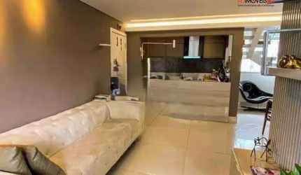 Cobertura duplex com área total de 172m², 04 quartos, 01 suíte, 04 vagas, prédio com lazer completo, no São Pedro