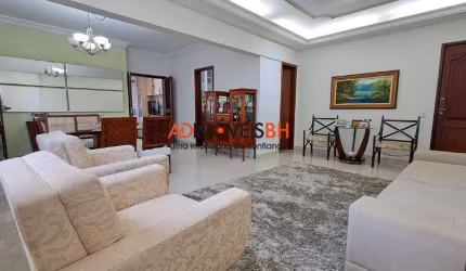 Apartamento com área de 170m², 04 quartos, 01 suíte, 02 vagas de garagem, prédio com lazer completo, rua plana, no Santo Antônio