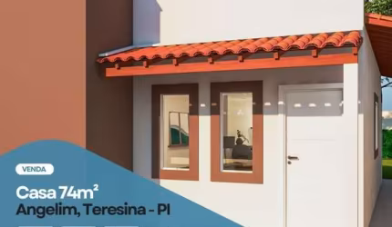 Casa com 3 dormitórios à venda, 74 m² por R$ 235.000,00 - Angelim - Teresina/PI