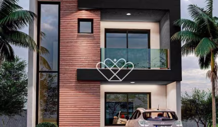 Sobrado Moderno em Construção no Condomínio Primavera – Elegância e Conforto com 3 Dormitórios e Área Gourmet