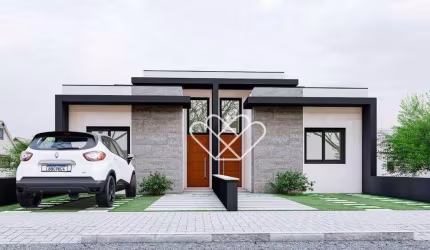 Charme e Modernidade em Cada Detalhe: Casa com 2 Dormitórios e Pé Direito Duplo