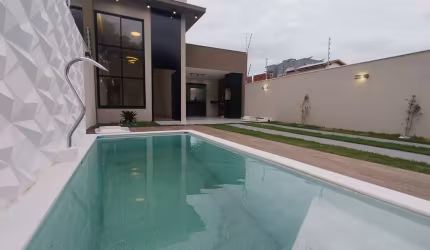 Casa para Venda em Rio das Ostras, Ouro Verde, 3 dormitórios, 1 suíte, 2 banheiros, 2 vagas