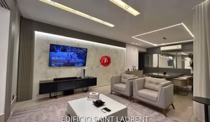 EDIFÍCIO SAINT LAURENT | MOBILIADO com 03 Suítes - VENDA e LOCAÇÃO