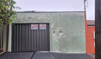 Casa para Venda em Presidente Prudente, Parque Shiraiwa, 1 dormitório, 1 banheiro, 2 vagas