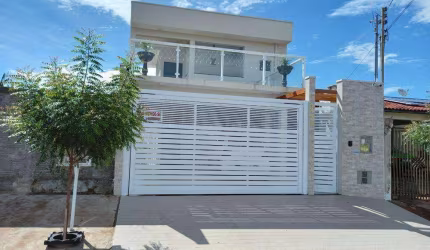 Casa para Venda em Presidente Prudente, Jardim Novo Bongiovani, 3 dormitórios, 1 suíte, 2 banheiros, 2 vagas