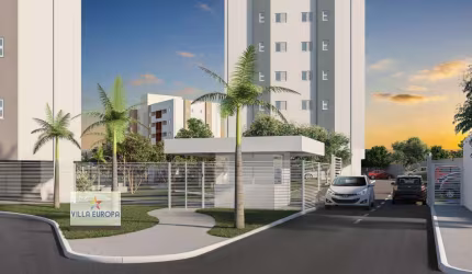 Apartamento para Venda em Presidente Prudente, Edifício Villa Europa Clube &amp; Vida, 2 dormitórios, 2 banheiros, 1 vaga