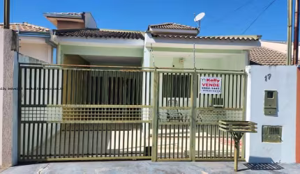 Casa para Venda em Presidente Prudente, Jardim Ouro Verde, 3 dormitórios, 2 banheiros, 1 vaga