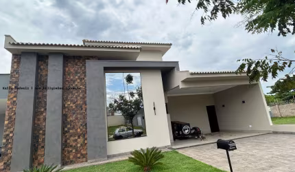 Casa em Condomínio para Venda em Álvares Machado, Condomínio Valência 2, 3 dormitórios, 3 suítes, 3 banheiros, 2 vagas