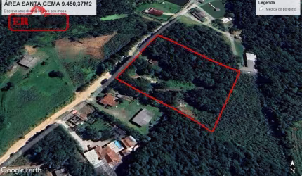 Chácara com 2 dormitórios à venda, 9450 m² por R$ 650.000,00 - Santa Gema - Colombo/PR
