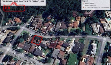 Terreno à venda, 360 m² por R$ 750.000,00 - São Lourenço - Curitiba/PR