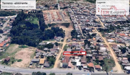 Terreno à venda, 624 m² por R$ 290.000,00 - Cachoeira - Almirante Tamandaré/PR