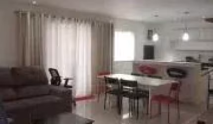 Sobrado 3 q com 170 m², Semi-Mobiliado, Churrasqueira no Lindoia, Aceito Permuta