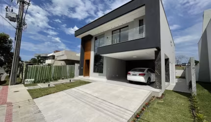 Duplex 4 Suítes, Hidromassagem, Piscina, Closet, 4 vagas no Resort Boulevard lagoa em Serra/ES