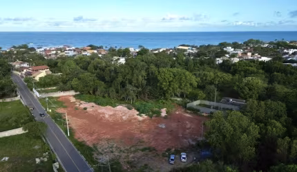 LOTES A PARTIR DE 250 M2 NA PRAIA DE MANGUINHOS A 300 MTS DA PRAIA