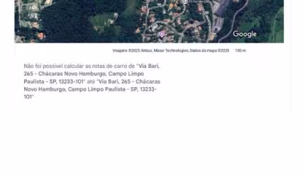 Terreno de 4.000 m² à venda em Campo Limpo Paulista/SP, no bairro Chácaras Novo Hamburgo