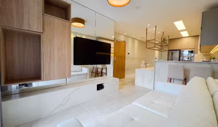 Apartamento a venda 1 quarto 300 metros do mar de Jurerê, Florianópolis