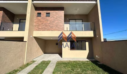 Sobrado à venda, 132 m² por R$ 675.000,00 - Costeira - São José dos Pinhais/PR