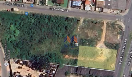 Terreno com frente para Avenda Rui Barbosa em Sao Jose dos Pinhais
