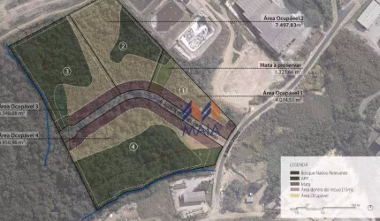 ÁREA INDUSTRIAL PRÓXIMO AO RODOVIA CONTORNO NA REGIAO DA CIDADE INDUSTRIAL DE CURITIBA
