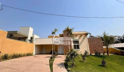 Casa Térrea Nova à Venda no Condomínio Terras de Santa Teresa - 3 Suítes, Piscina e Alto Padrão em Itupeeva com Vinhedo/SP