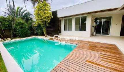 Casa Térrea Semi-Mobiliada com Piscina,  3 Suítes, Piscina e Área Gourmetno Condomínio Marambaia – Vinhedo/SP