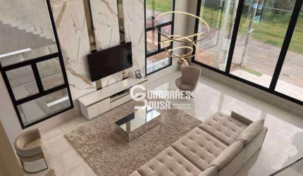 Casa Incrível em Condomínio Fechado – 4 Suítes, Planejados, Solar e Ar Condicionado, Condomínio Santa Isabel – Louveira/SP