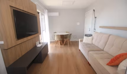 Apartamento mobiliado com sacada e churrasqueira no Connect JK - Pronto para morar!