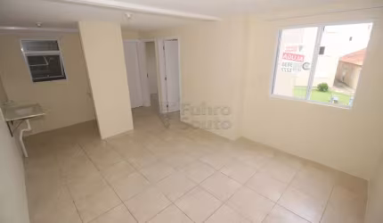 Apartamento aconchegante no bairro Areal, com garagem e dois quartos.