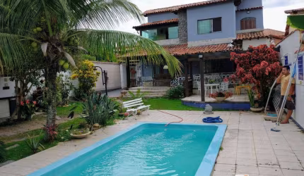 Excelente casa 3 Quartos com piscina e churrasqueira no Jd. Atlântico central
