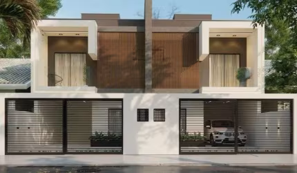 Sobrado de alto padrão com 3 suítes e energia solar, perto do mar!