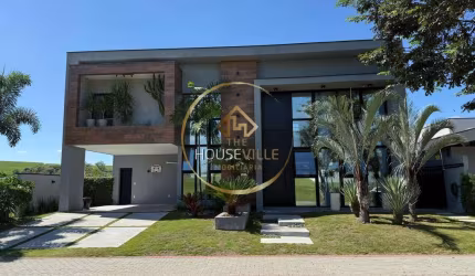Casa Sobrado, 3 dormitórios (1 suíte), 4 vagas. Ecopark Bourbon, Caçapava,