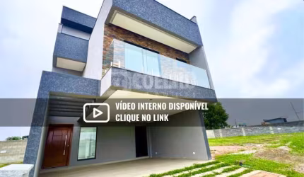 Triplex 167m² 3 quartos sendo 1 suíte master e 2 Demi Suítes - Condomínio The Life Garden Bairro Costeira São José dos Pinhais