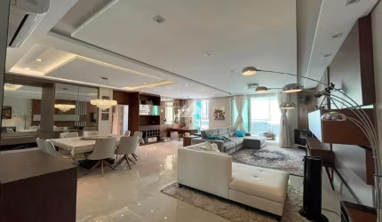 APARTAMENTO FACE NORTE COM 3 SUÍTES 3 SALAS 3 VAGAS E SACADA COM CHURRASQUEIRA Á VENDA