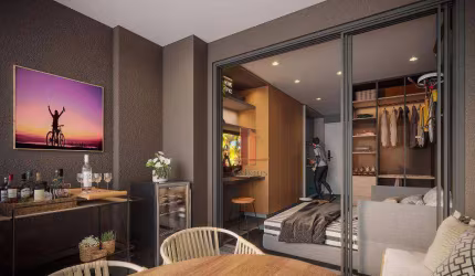 Studio com 1 dormitório à venda, 30 m² por R$ 578.047,87 - Quarta Parada - São Paulo/SP
