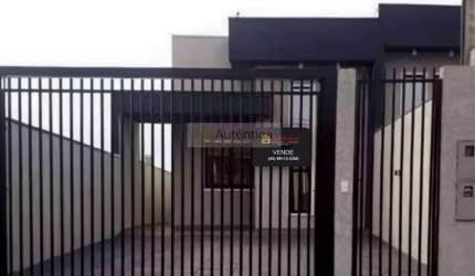 Casa para Venda em Cascavel, TURISPARQUE, 3 dormitórios, 1 suíte, 2 banheiros, 2 vagas