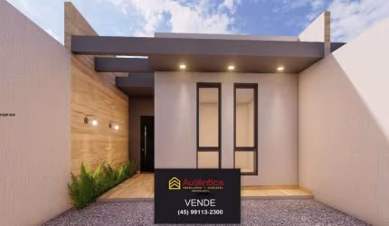 Casa para Venda em Cascavel, ECOPARK, 2 dormitórios, 2 banheiros, 2 vagas