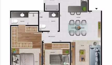 Apartamento com 2 quartos à venda na Rua Castelo de Abrantes, --, Castelo, Belo Horizonte por R$ 580.000