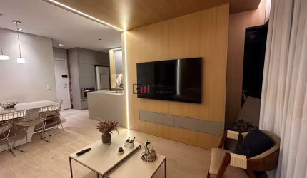 Apartamento 1 suíte e sala estendida - Concept Palhano - Gleba Palhano