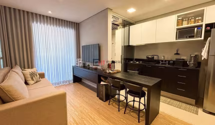 Apartamento 1 suíte à venda - Totalmente mobiliado - Torreville - Gleba Palhano
