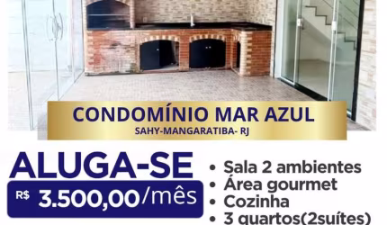 Casa em Condomínio 3 quartos-Sahy-Mangaratiba-RJ