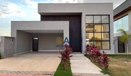 Casa térrea com 3 suítes no condomínio ParqVille Jacarandá em Aparecida de Goiânia